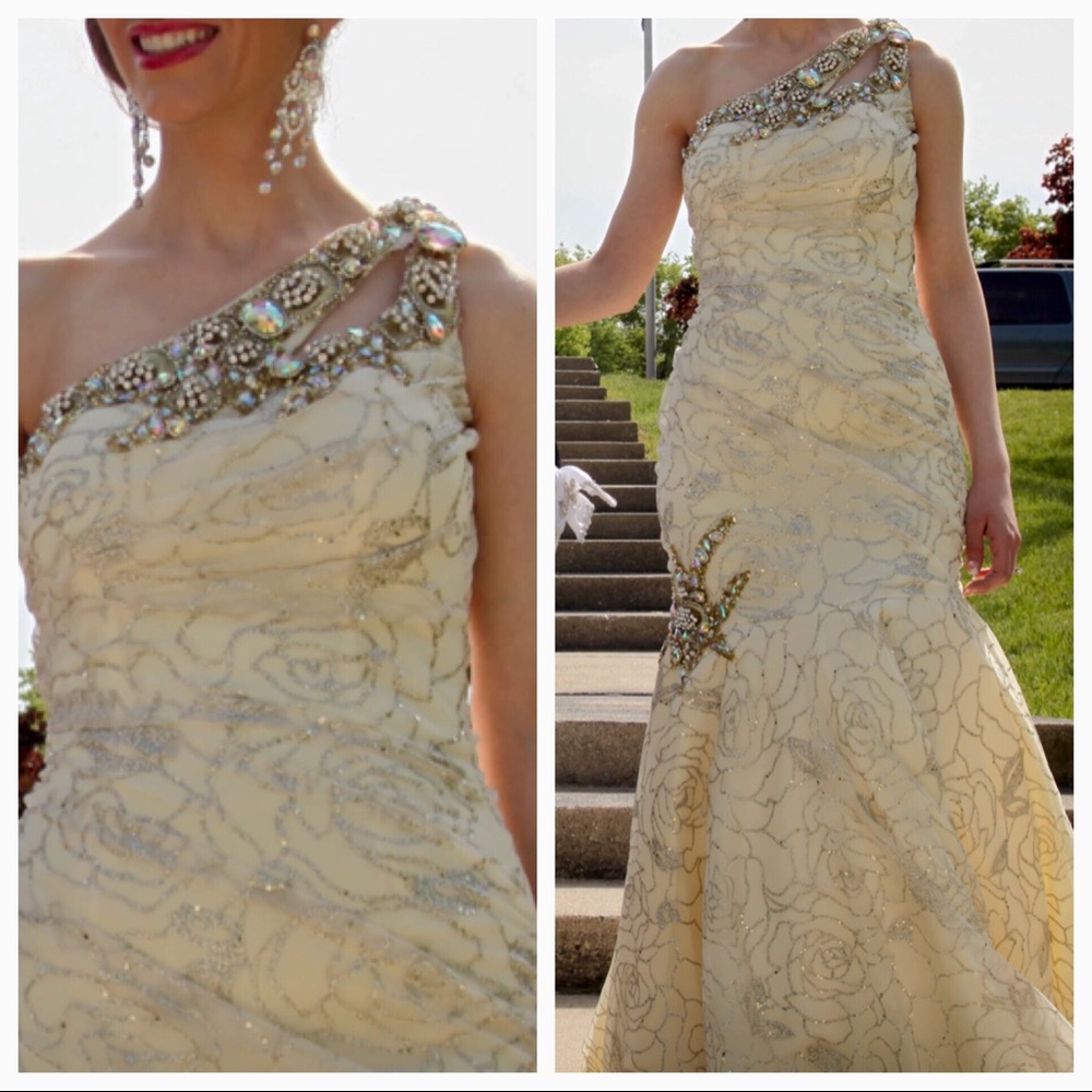 One Shoulder Dress, Couture